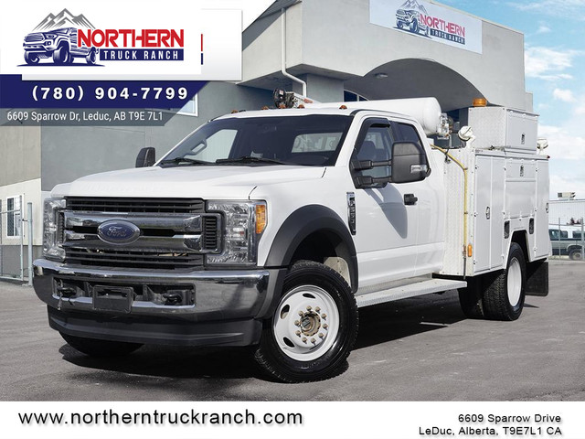 2017 Ford F-550 Chassis XLT SERVICE TRUCK 4X4 CRANE AIR COMPR... in Cars & Trucks in Edmonton