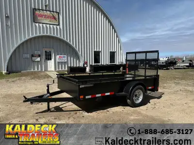 2025 Canada Trailers 5in. x 8in. Utility - (1) 3500# Spring Axle with Easy Lube Spindles - 2990# GVW...