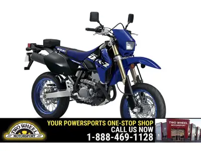 THE ESSENCE OF SUPERMOTARD RIDING The DR-Z400SM welcomes you to the exhilarating world of SuperMoto...