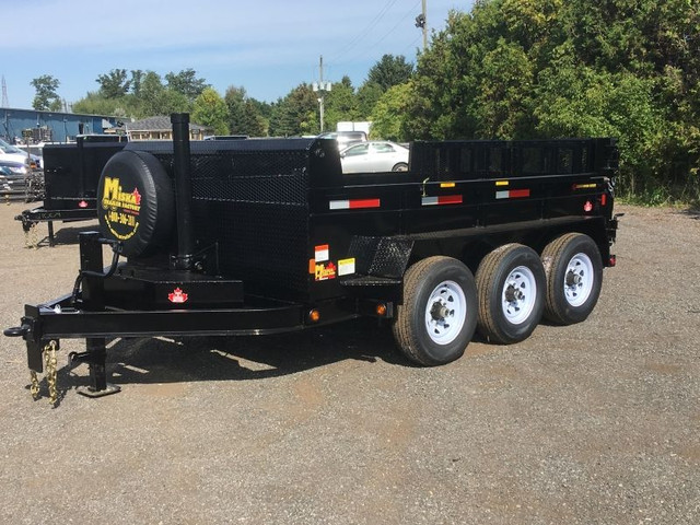 Miska 10 Ton Dump Trailer - Contractor Package in Cargo & Utility Trailers in Ottawa - Image 4