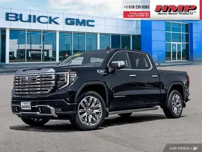 PRE-OWNED 2023 GMC SIERRA 1500 DENALI IN ONYX BLACK! [Clean vehicle history – 1-Owner . This Sierra...