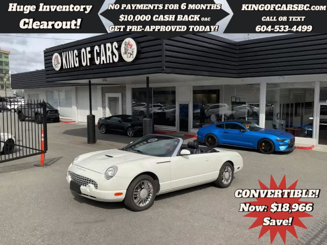  2003 Ford Thunderbird 2dr Conv w/Hardtop Deluxe in Cars & Trucks in Delta/Surrey/Langley