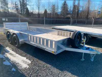 -6061 All Aluminum Frame -13.5” Side Height (Deck to top of Flange) -3500lb Dexter Drop Axles, with...