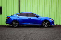 This 2024 Nissan Sentra is for sale today. This low mileage sedan has just 11,302 kms. It's ___blue... (image 1)