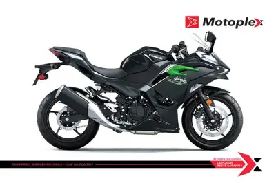 Ninja 500 Faites votre declaration avec la toute nouvelle moto sportive Ninja 500. Faites tourner le...