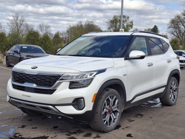 2021 Kia Seltos SX Turbo AWD | Leather | Sunroof | Nav | in Cars & Trucks in Guelph