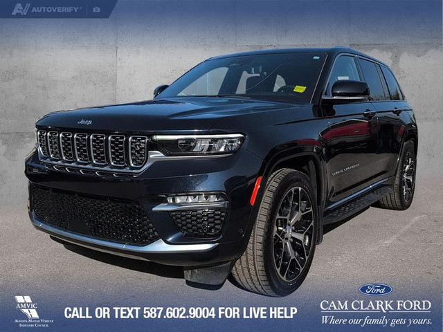 2023 Jeep Grand Cherokee Summit Quilted Leather Massage seats... in Cars & Trucks in Banff / Canmore