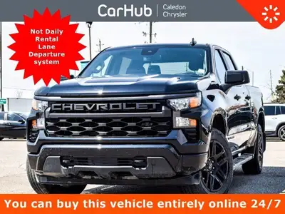 This Chevrolet Silverado 1500 Custom 4WD Crew Cab 147 has a powerful Turbocharged Gas I4 2.7L/166 en...