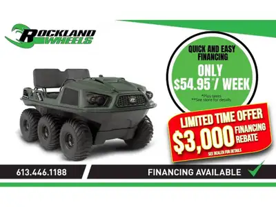 2023 Argo FRONTIER 650 6X6 Obtenez un rabais de financement de 3 000 $ sur le FRONTIER 650 6X6 2023...