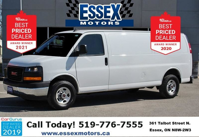 2021 GMC Savana Cargo Van 2500 Extended*Bluetooth*Rear Cam*OnSta in Cars & Trucks in Windsor Region