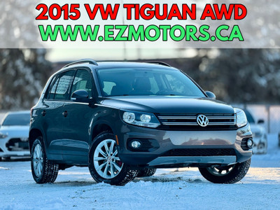 2015 Volkswagen Tiguan AWD COMFORTLINE/ONE OWNER/90121 KMS/CERTI