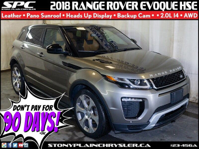  2018 Range Rover Evoque HSE Dynamic - Leather, Sunroof, HUD