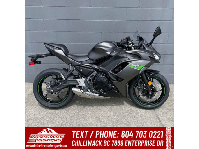 2023 Kawasaki Ninja 650 Metallic Matte Graphene Steel Gray Ebo