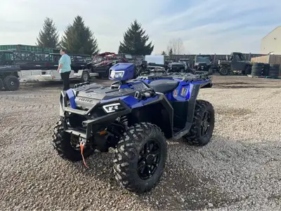 in stock we have a 2024 Polaris Sportsman 850 Ultimate trail Rebate included in price! Freight,PDI a...