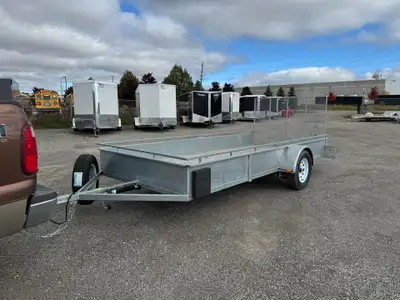 6X14 Utility Rental Trailer Coupler Height: 20” Ball Size: 2” Ball Wiring Harness: 4 Flat GVW: 1070l...