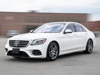 2019 Mercedes Benz S560 White Exterior on Beige Interior comes with Intelligent Drive Pkg, Navigatio... (image 2)