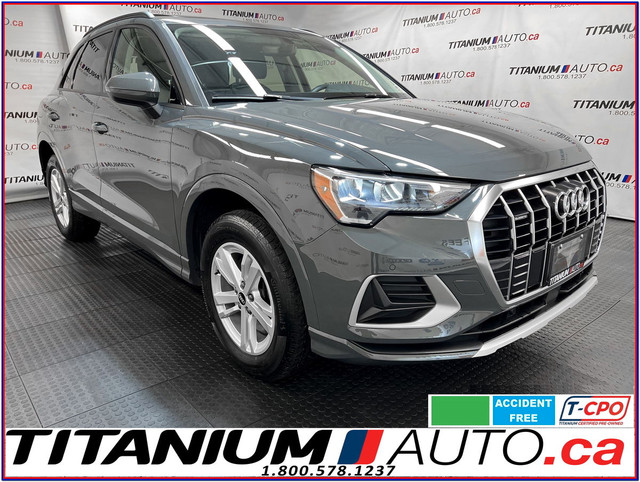 2021 Audi Q3 Quattro-Pano Roof-Apple Play-Heated Wheel-F & R Par in Cars & Trucks in London