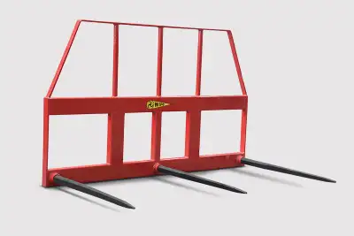 Wifo Front Mount Triple Bale Spear MODEL - BSF3 • Designed to fit most front-end loaders. • Loader a...