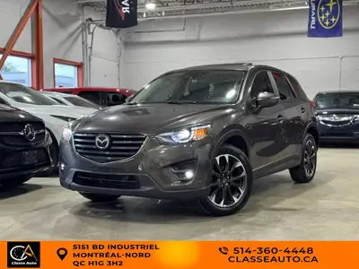 2016 Mazda CX-5 GT/AWD/AC/GPS/CAMERA/BT/TOIT/CUIR/CRUISE/SIEGES CHAUFFANTS/GR ELECT/MAGS ! 5151 BOUL...