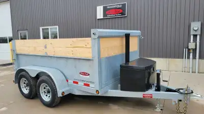 6 x 12, 5 Ton Premium Galvanized Duratrail Dump Trailer, Built In Brantford Ontario! Standard Featur...