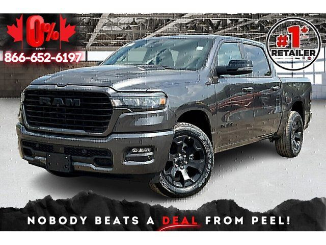2025 Ram 1500 SPORT CREW Pano Roof Sport Hood Anti Spin in Cars & Trucks in Mississauga / Peel Region