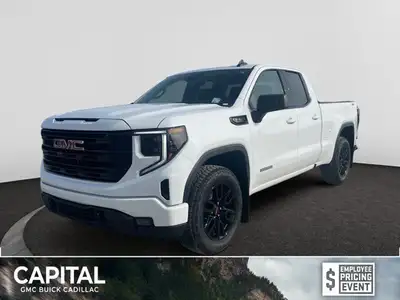 This 2025 GMC Sierra 1500 in Summit White is equipped with 4WD and Turbocharged Diesel I6 3.0L/183 e...