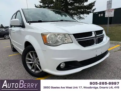 2015 Dodge Grand Caravan SXT Premium Plus White On Black Leather Interior • 3.6L • V6 • ECON Mode •...