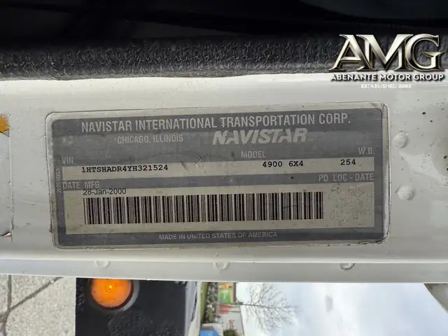 2000 International 4900 25 Foot Roll-Off Flatdeck Spicer 10 Spee in Heavy Trucks in Delta/Surrey/Langley - Image 75
