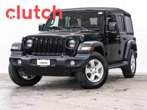2021 Jeep Wrangler Unlimited Unlimited Sport S 4x4 w/Apple Carplay & Android Auto, Bluetooth, Rearview Cam