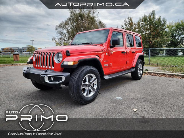 2021 Jeep Wrangler Unlimited Sahara 4X4 Automatique Toit Dur Nav in Cars & Trucks in Laval / North Shore