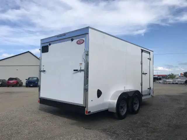 ACTION ECONO SERIES – 7 X 14 TANDEM AXLE CARGO TRAILER  in Cargo & Utility Trailers in London - Image 3