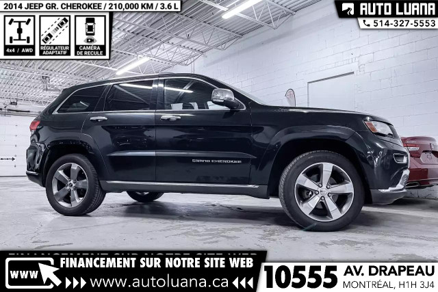 2014 JEEP Grand Cherokee Summit TOIT PANO/SIEGE VENTILE/NAVI/LED dans Autos et camions  à Ville de Montréal - Image 2