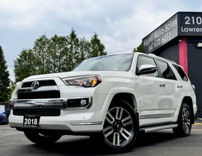 Toyota 4Runner Limited 4WD - B lizzard Pearl White Exterior on Black Interior - Carfax Verified - No...