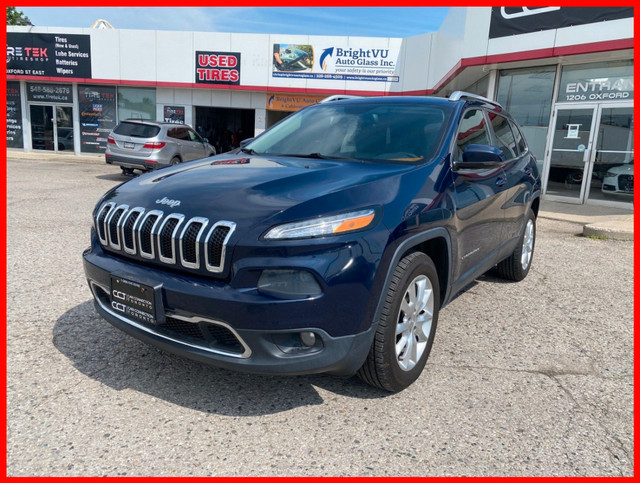 2014 Jeep Cherokee 4WD LIMITED *BACKUP CAM/LEATHER/LOADED/PRICED in Cars & Trucks in London - Image 2