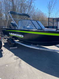 2019 Legend F17 With Mercury 90 ELPT 4-Stroke and Glide-on Trail