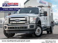 2011 Ford F-550 Chassis XLT CREW CAB 4X4 FLAT DECK