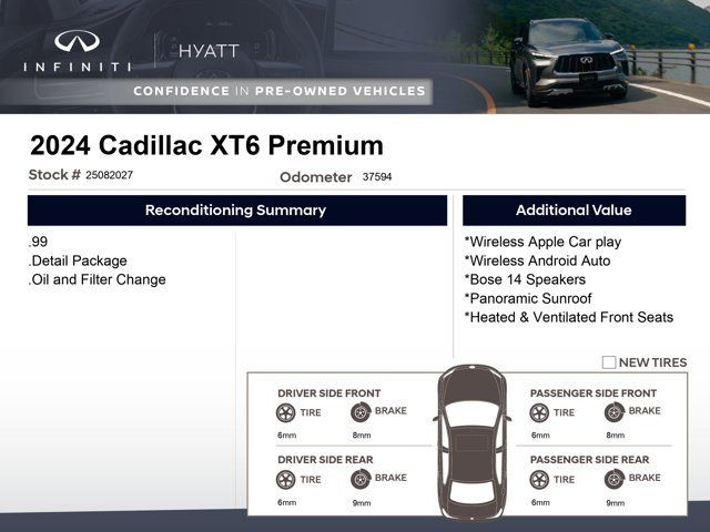 2024 Cadillac XT6 AWD Premium Luxury | Apple Carplay | AWD in Cars & Trucks in Calgary - Image 2