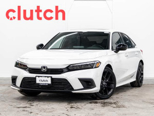 2022 Honda Civic Sport w/ Apple CarPlay & Android Auto, Rearview Cam, Sunroof