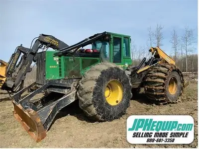 2008 Deere 848H Skidder WE SHIP DIRECT TO YOU, USA and Worldwide!! Financing Available - Stock Numbe...