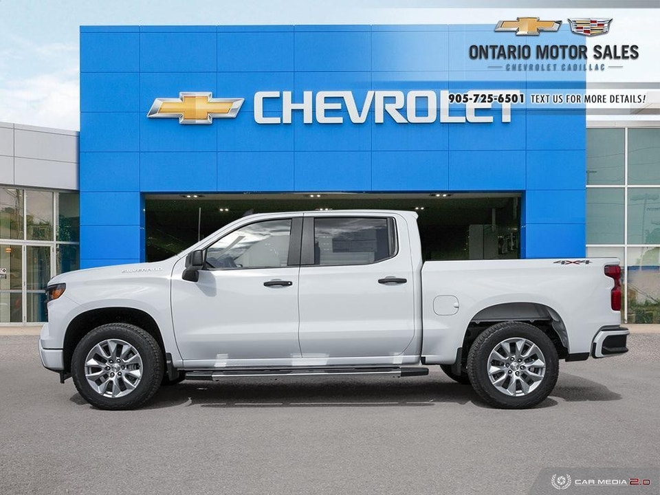 2022 Chevrolet Silverado 1500 Custom 4WD / CHROME ASSIST STEP...