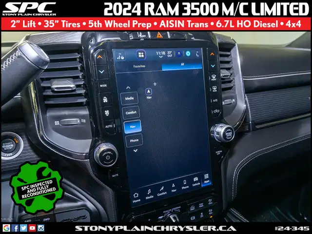 2024 RAM 3500 Limited 4x4 Mega Cab 6'4 in Cars & Trucks in St. Albert - Image 16