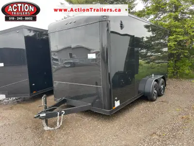 IRON SERIES 7' X 16' TANDEM AXLE CARGO TRAILER WITH REAR RAMP DOOR UPGRADE! The Iron Series trailer...