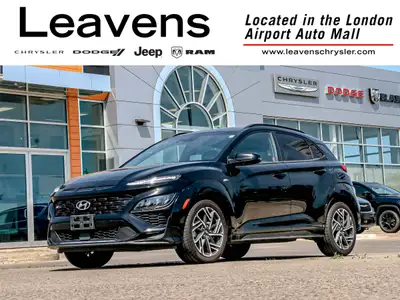 Used 2022 Hyundai Kona Ultra Black Pearl | AWD | Leather | Nav | Apple CarPlay | Certified | London,...