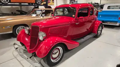 1934 Ford Deluxe 5-window coupe Model 40 Hot Rod. This is one fantastic build with an incredible sto...