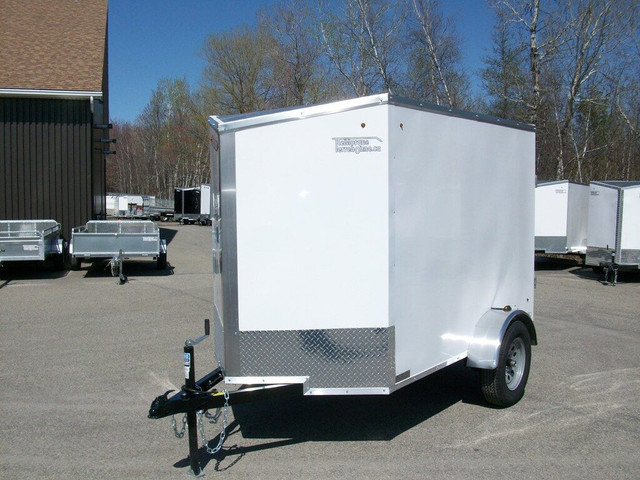  2024 Weberlane CARGO 5' X 8' V-NOSE 1 ESSIEU 2 PORTES CONTRACTE in Travel Trailers & Campers in Laval / North Shore - Image 3