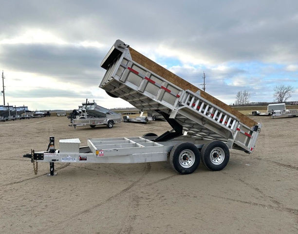 2025 Nordtek Trailers Aluminum 14' Dump 14K Trailer in Cargo & Utility Trailers in Winnipeg - Image 2