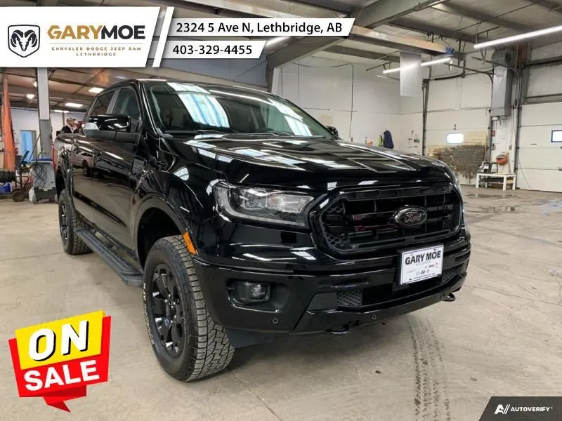2022 Ford Ranger Lariat Low Mileage, Heated Leather Seats, SYNC