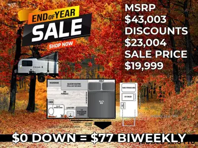 2023 Coachmen 12.0 Pro NEW NON CURRENT CLEAR OUT SALE !!! BELOW COST !!! NEW 2023 Coachmen Viking 12...