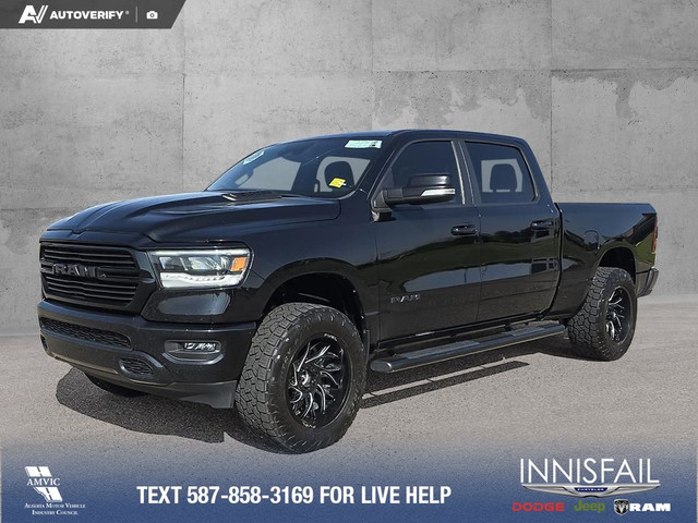 2021 RAM 1500 Sport LIFT, RIMS, LARGER TIRES, HEATED SEATS AN... in Cars & Trucks in Red Deer