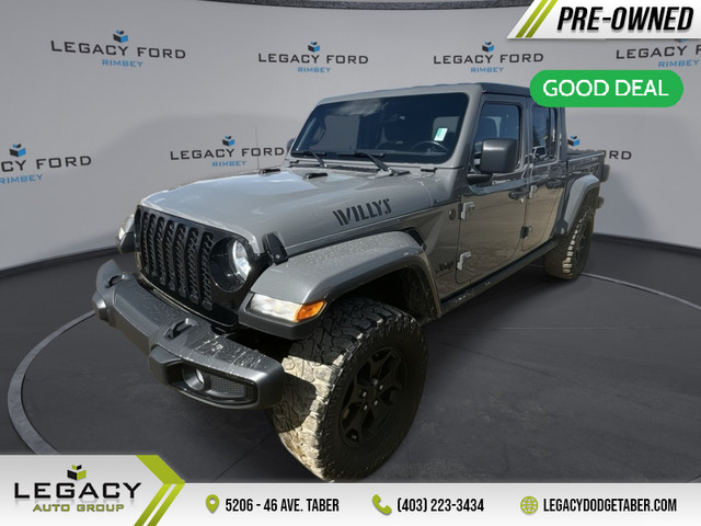 2022 Jeep Gladiator Willys - Android Auto - Apple CarPlay in Cars & Trucks in Lethbridge